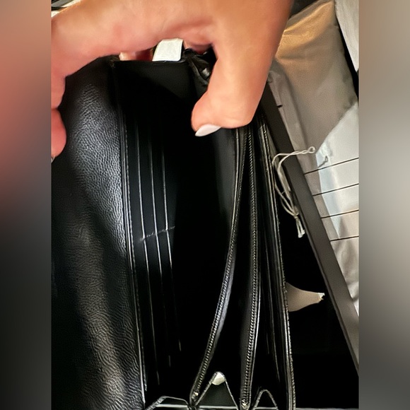 Chanel boy checkbook wallet black with ruthenium - Picture 6 of 11